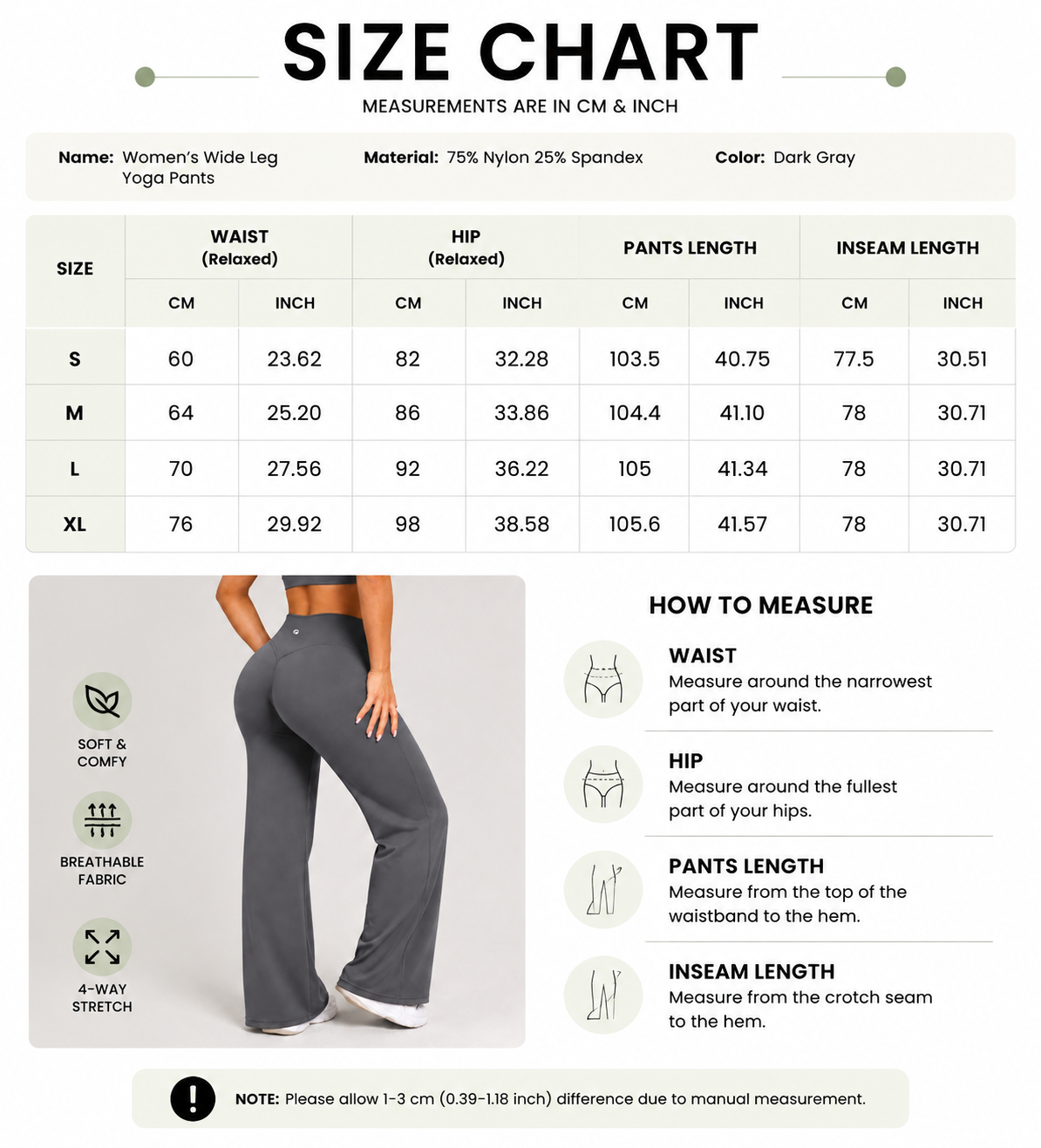 Women's High Waist Wide Leg Yoga Pants