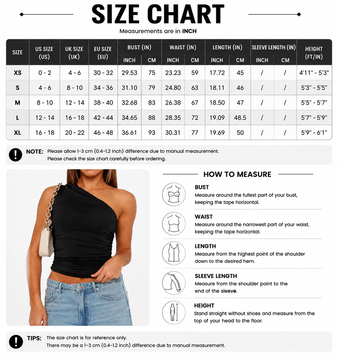 One Shoulder Ruched Top