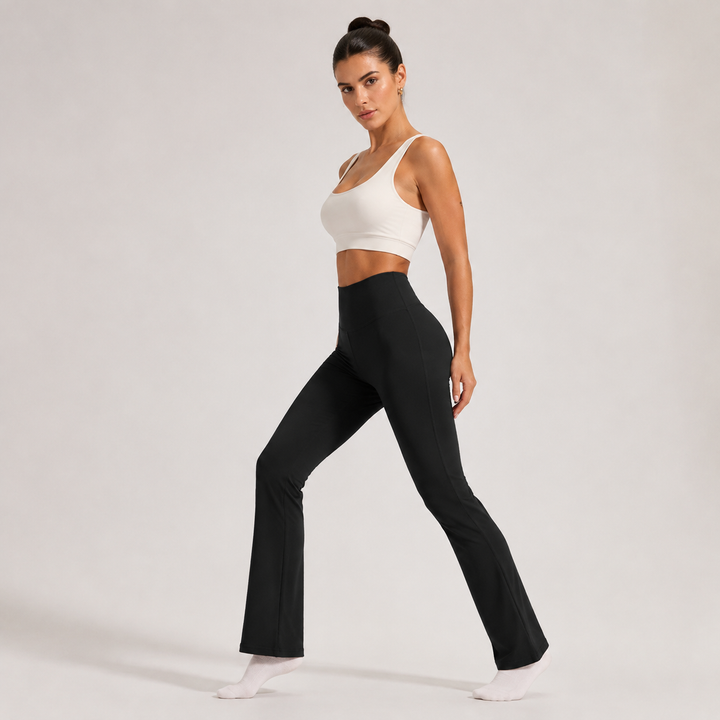 High-Waist Flared Yoga Pants