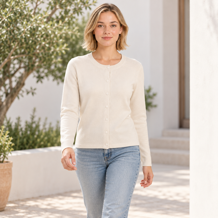 VISSONG Women’s Classic Cotton Cardigan