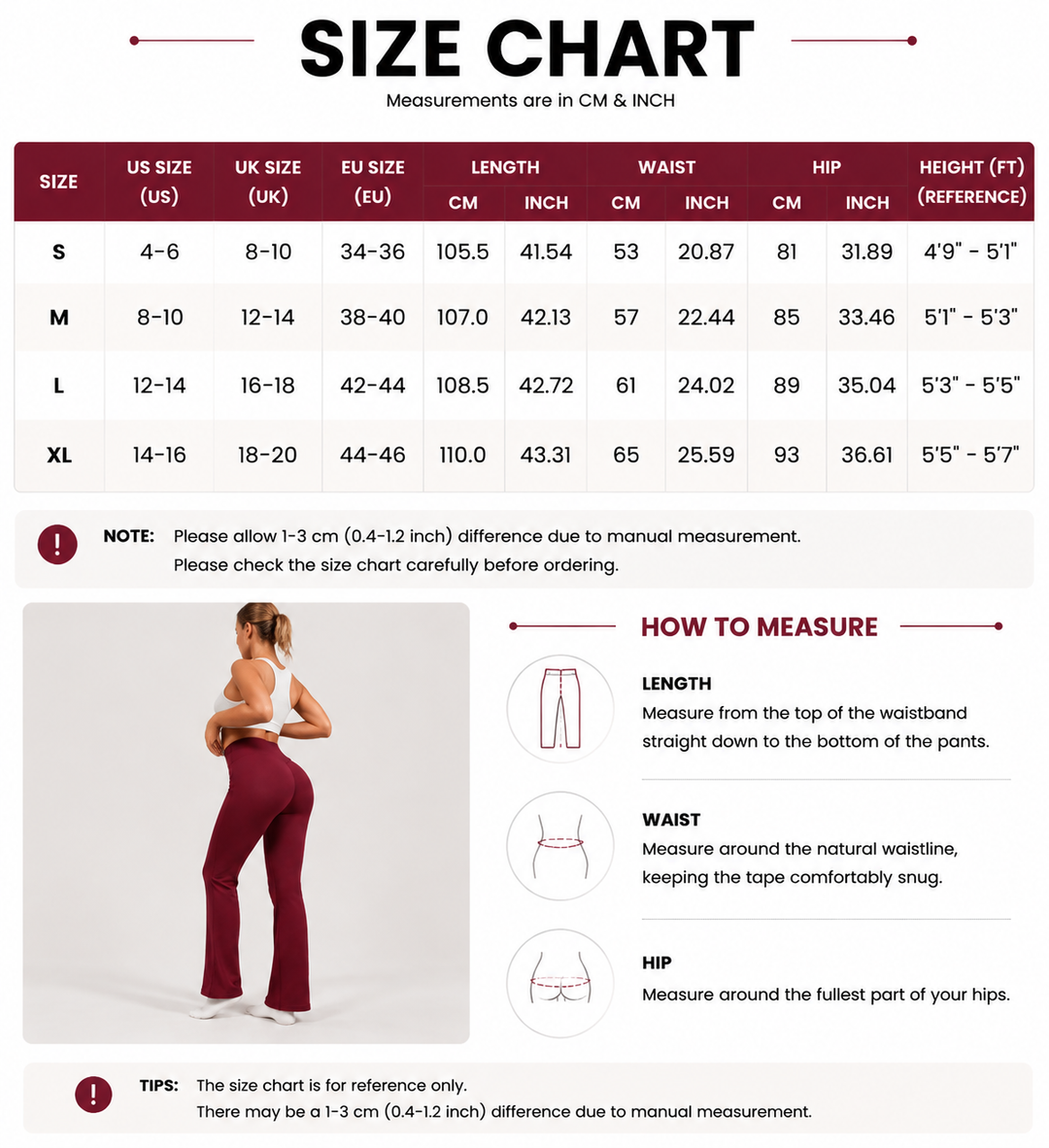 High-Waist Flared Yoga Pants