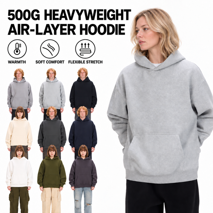 Vissong Essential Oversized Pullover Hoodie