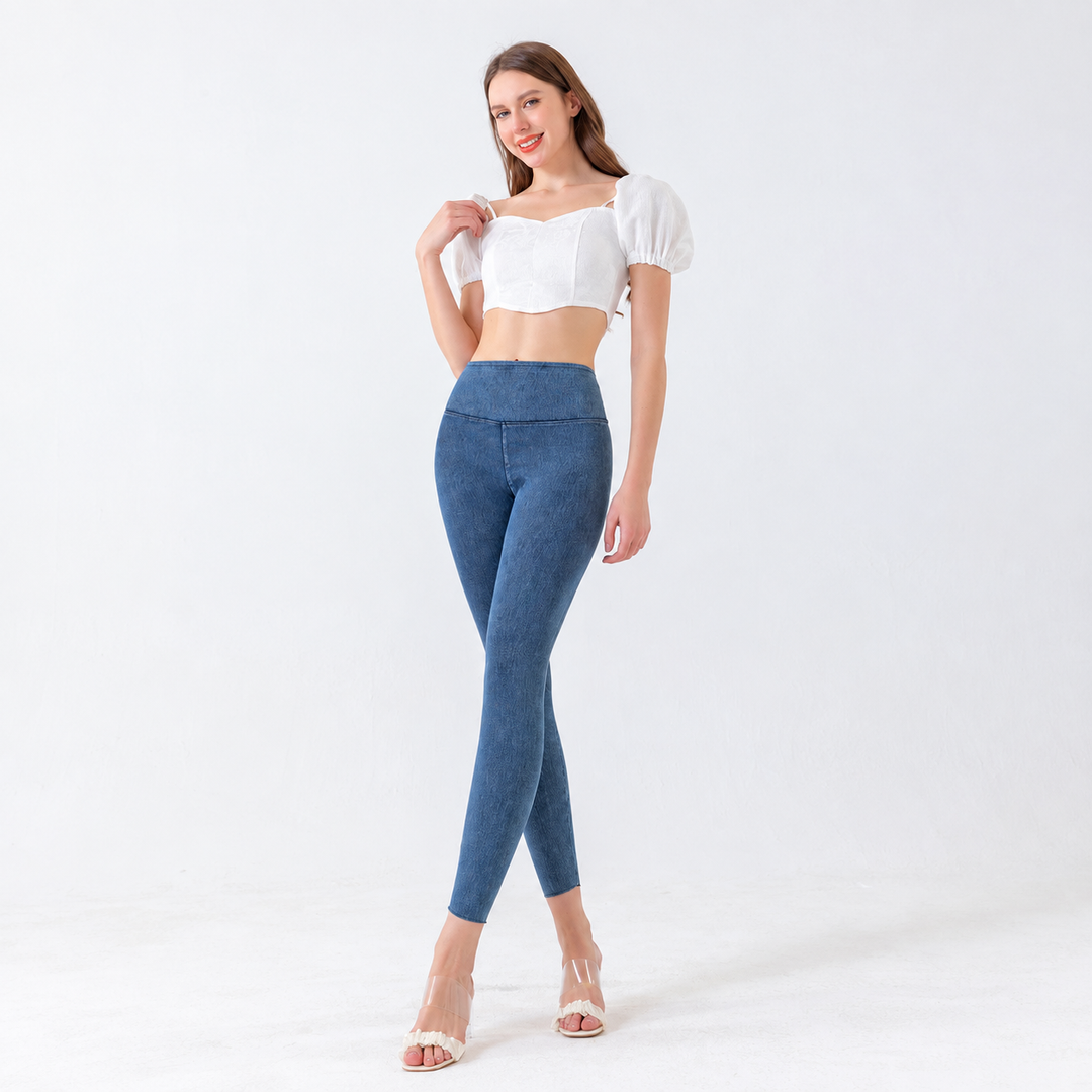 VISSONG Women’s High-Waist Contour Stretch Jeggings