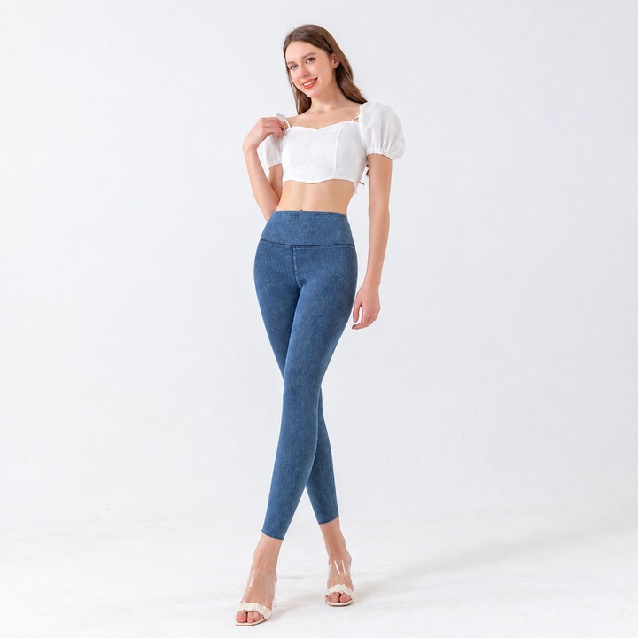 VISSONG Women’s High-Waist Contour Stretch Jeggings
