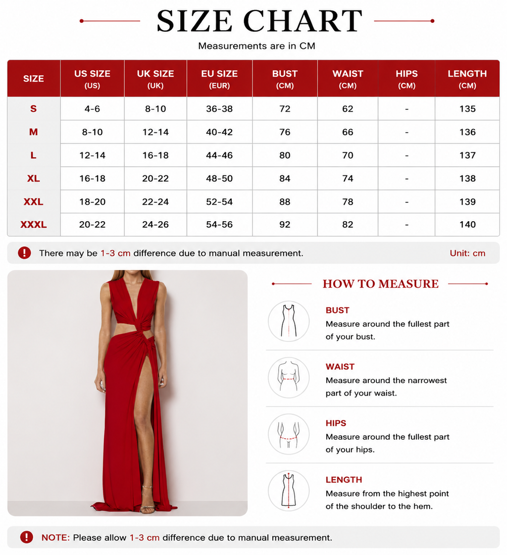 Twist-Front Cutout Maxi Dress