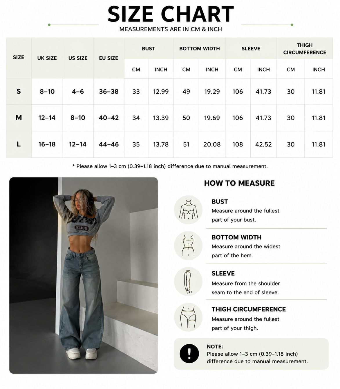 Washed Blue High Waist Wide Leg Jeans