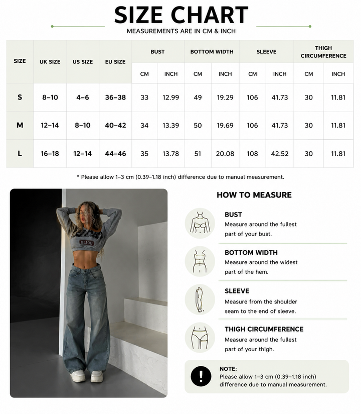 Washed Blue High Waist Wide Leg Jeans