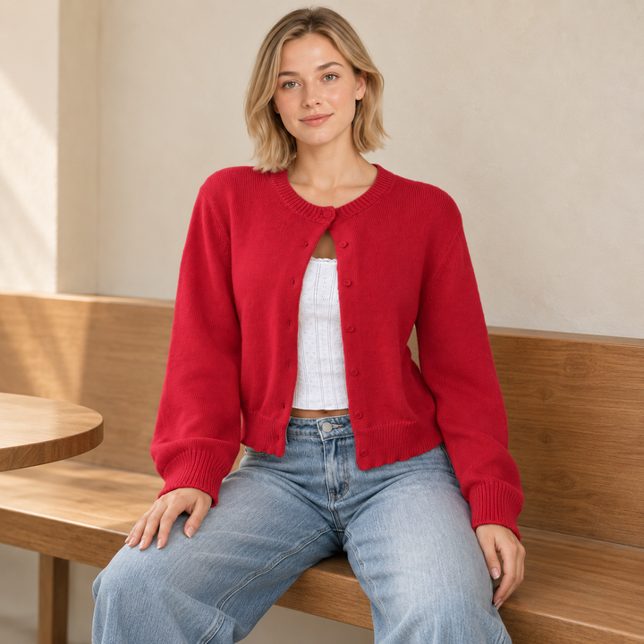 VISSONG Women’s Everyday Button Cardigan