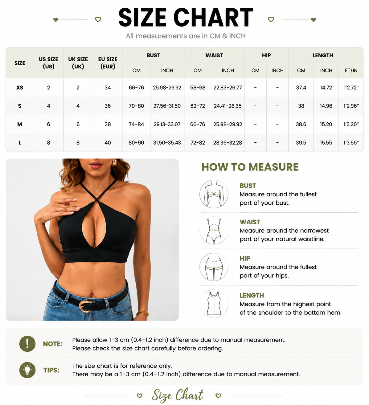 Cross-Front Keyhole Halter Crop Top