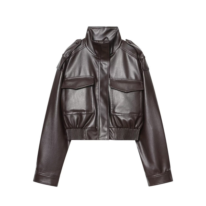 VISSONG Women’s Cropped Utility Jacket