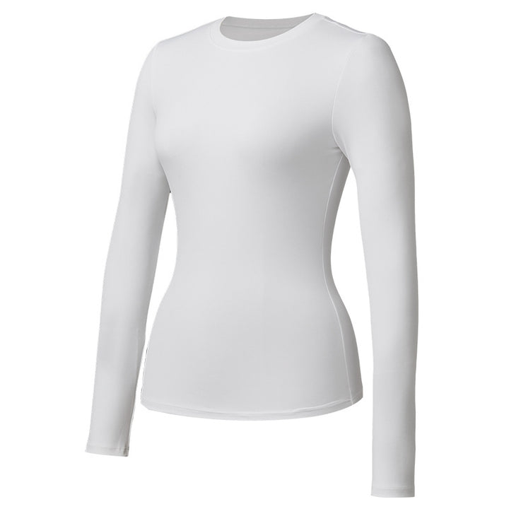 VISSONG Women’s Stretch Long-Sleeve Crewneck Top