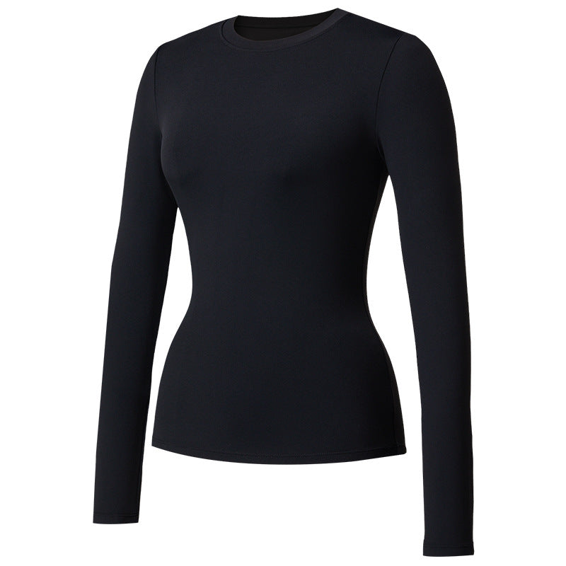 VISSONG Women’s Stretch Long-Sleeve Crewneck Top