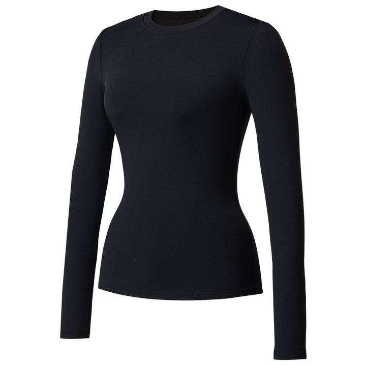VISSONG Women’s Stretch Long-Sleeve Crewneck Top
