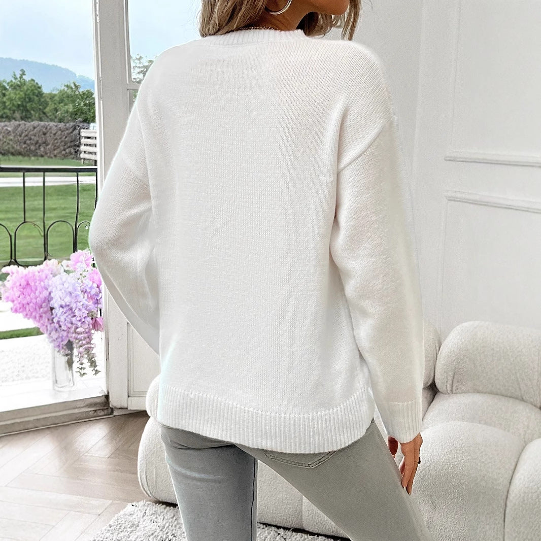 VISSONG Women’s Heritage Graphic Sweater