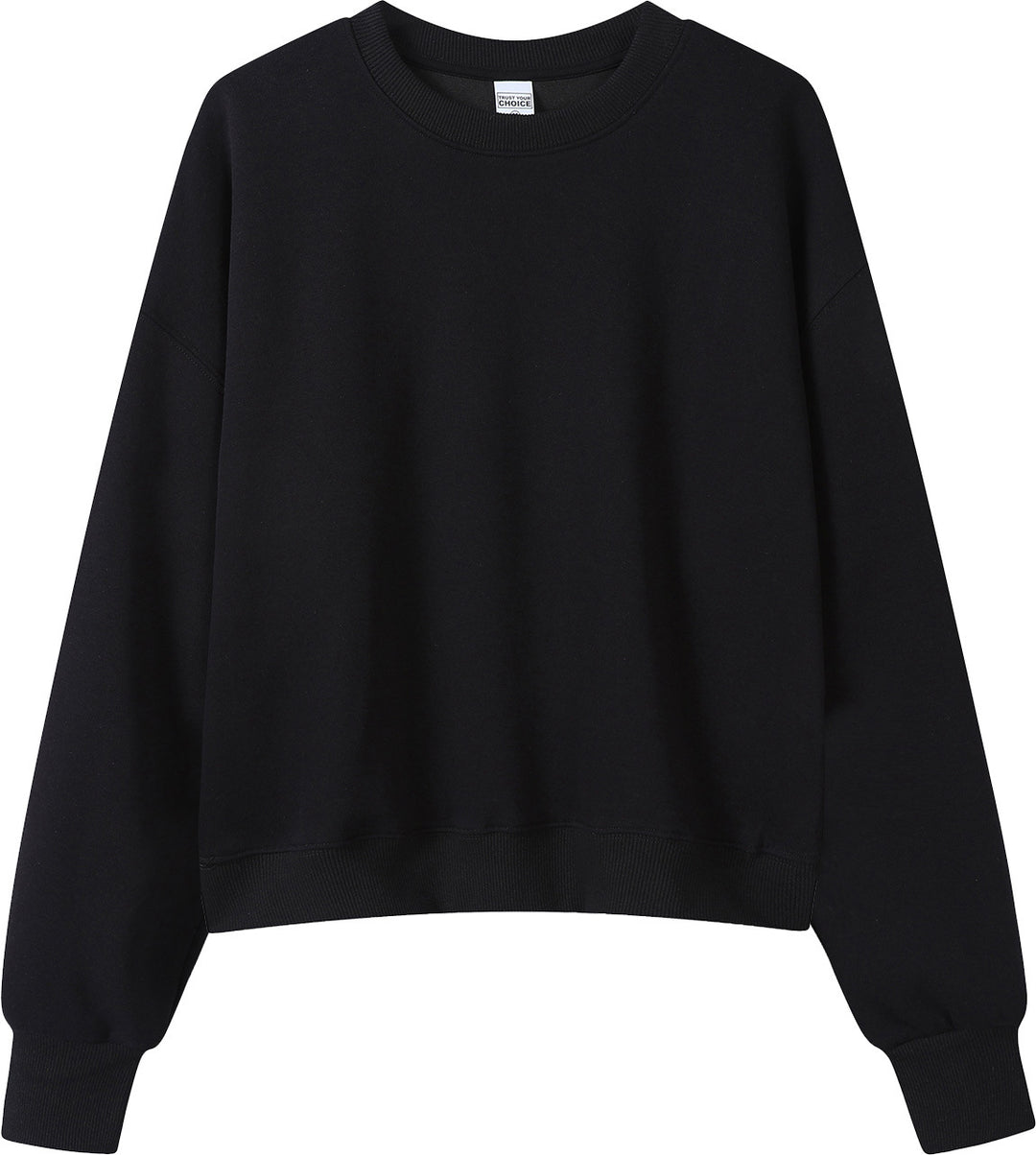 VISSONG Women’s Relaxed Cropped Crewneck Sweatshirt