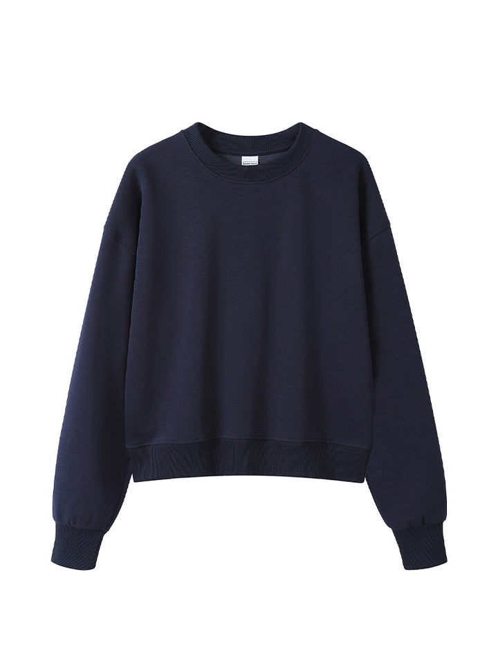 VISSONG Women’s Relaxed Cropped Crewneck Sweatshirt