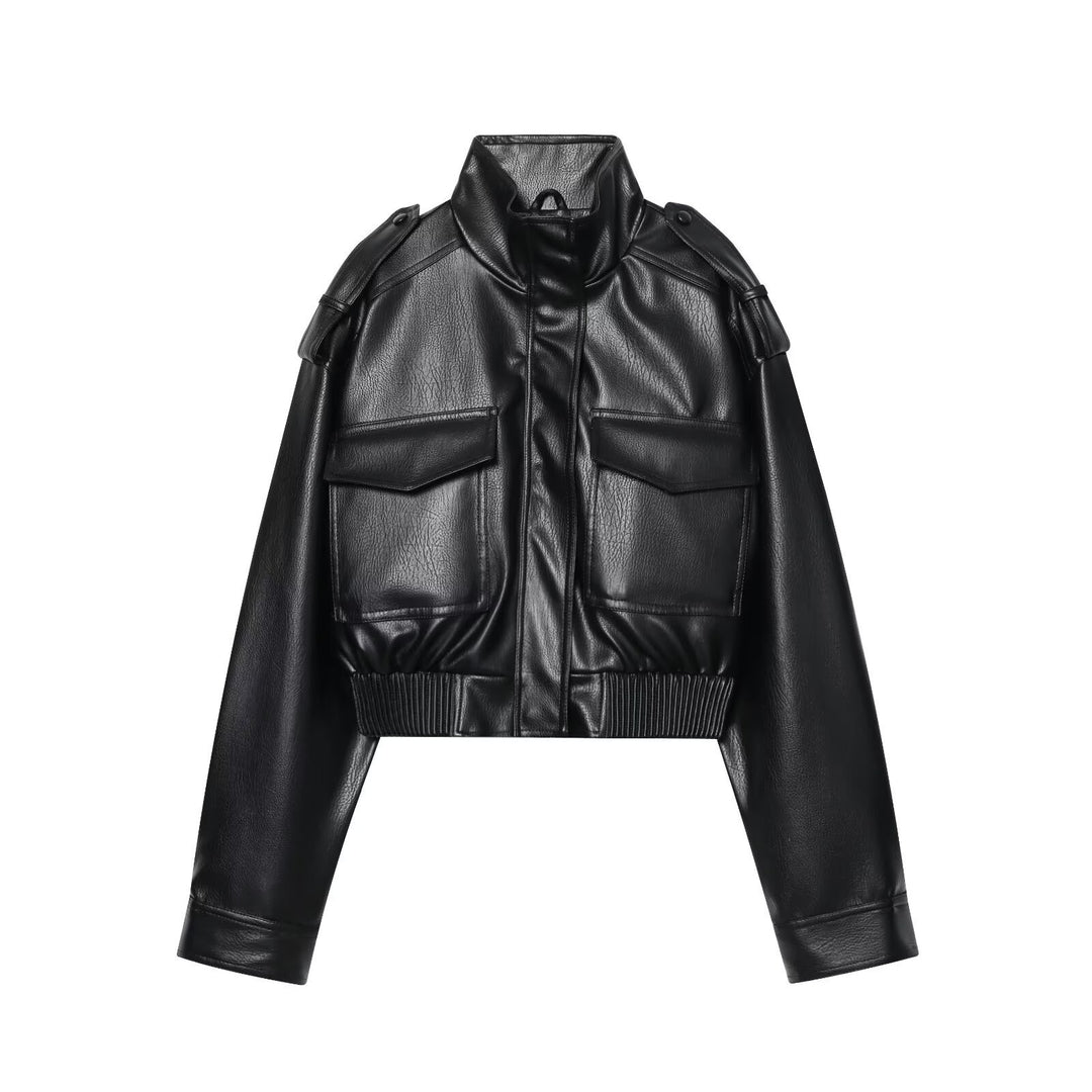 VISSONG Women’s Cropped Utility Jacket