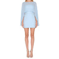 Chic Chiffon Overlay Mini Dress