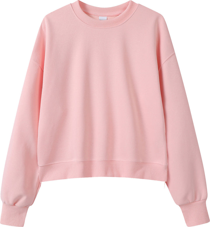 VISSONG Women’s Relaxed Cropped Crewneck Sweatshirt