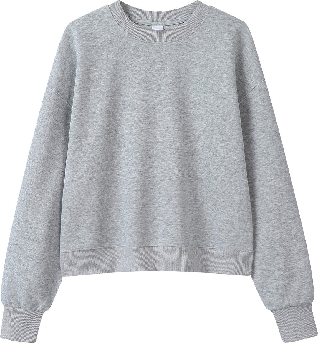 VISSONG Women’s Relaxed Cropped Crewneck Sweatshirt