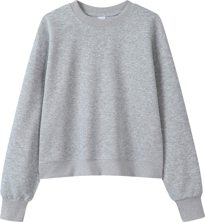 VISSONG Women’s Relaxed Cropped Crewneck Sweatshirt