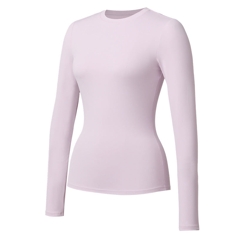 VISSONG Women’s Stretch Long-Sleeve Crewneck Top