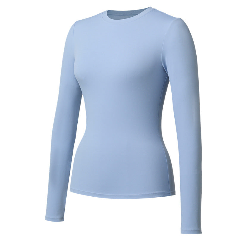 VISSONG Women’s Stretch Long-Sleeve Crewneck Top
