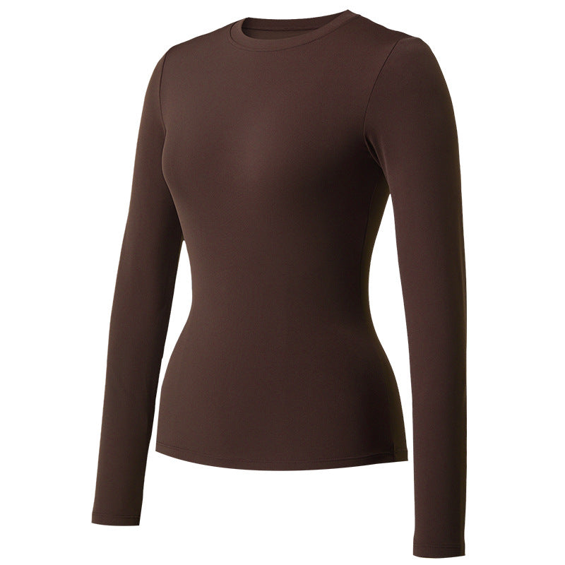 VISSONG Women’s Stretch Long-Sleeve Crewneck Top