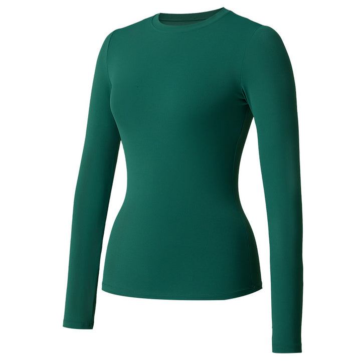VISSONG Women’s Stretch Long-Sleeve Crewneck Top
