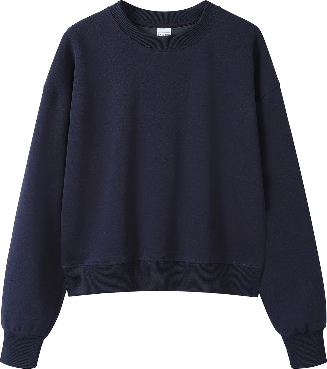 VISSONG Women’s Relaxed Cropped Crewneck Sweatshirt