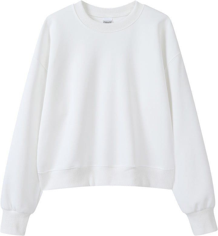 VISSONG Women’s Relaxed Cropped Crewneck Sweatshirt