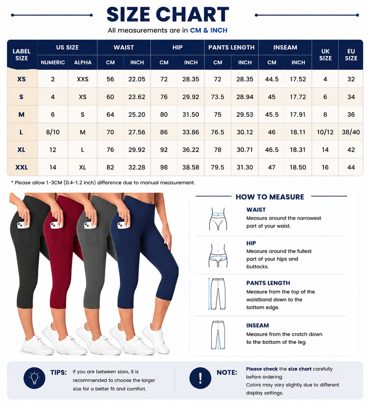 High-Waist Pocket Capri Leggings