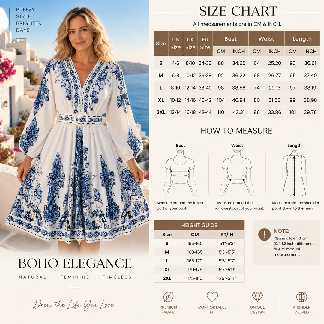 VISSONG Women’s Bohemian Paisley Print Belted A-Line Mini Dress