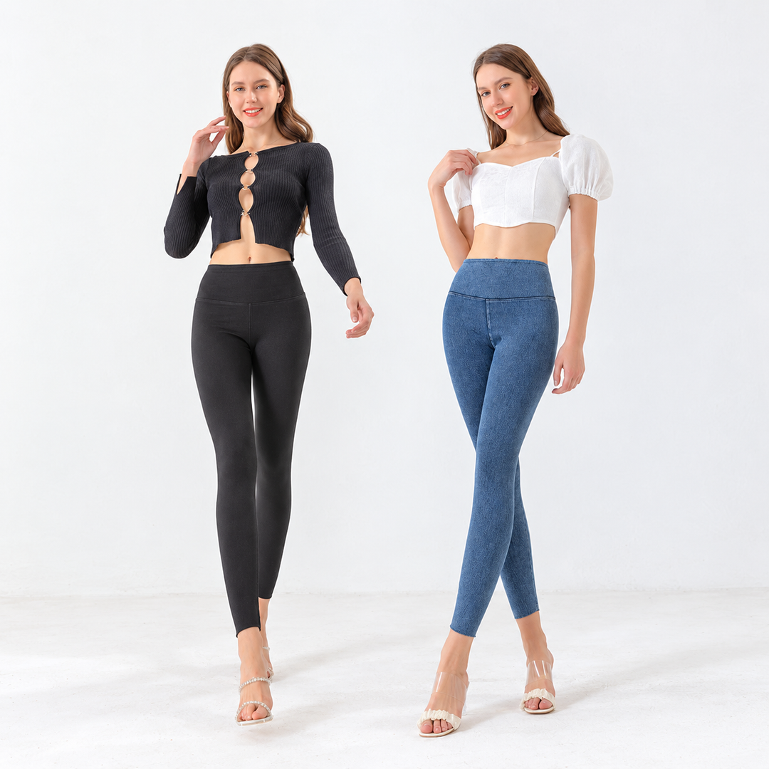 VISSONG Women’s High-Waist Contour Stretch Jeggings