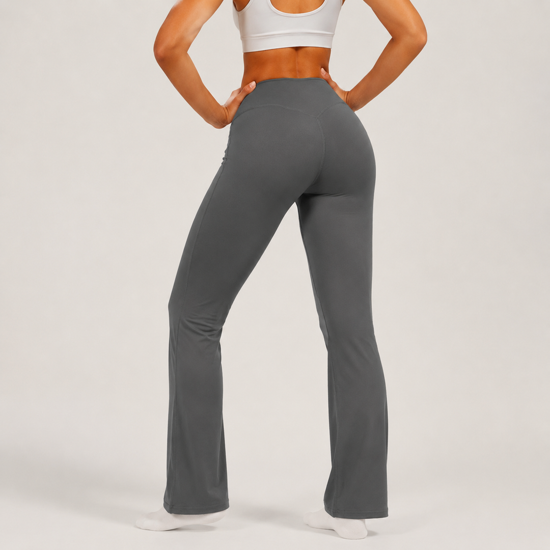 High-Waist Flared Yoga Pants