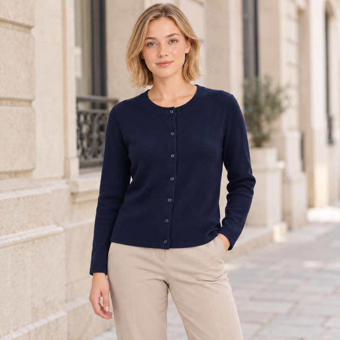 VISSONG Women’s Classic Cotton Cardigan