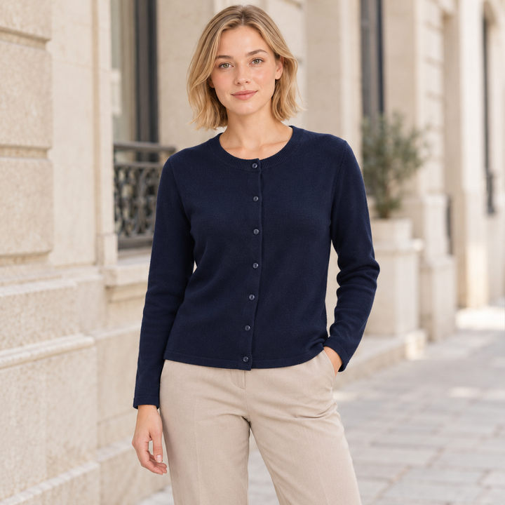 VISSONG Women’s Classic Cotton Cardigan
