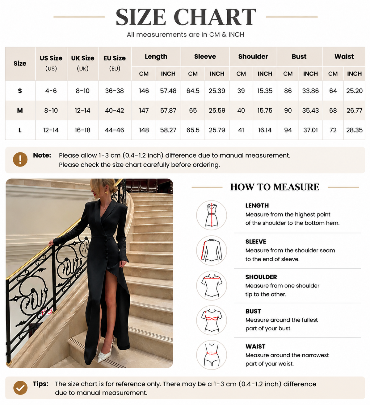 Asymmetric Button Blazer Maxi Dress