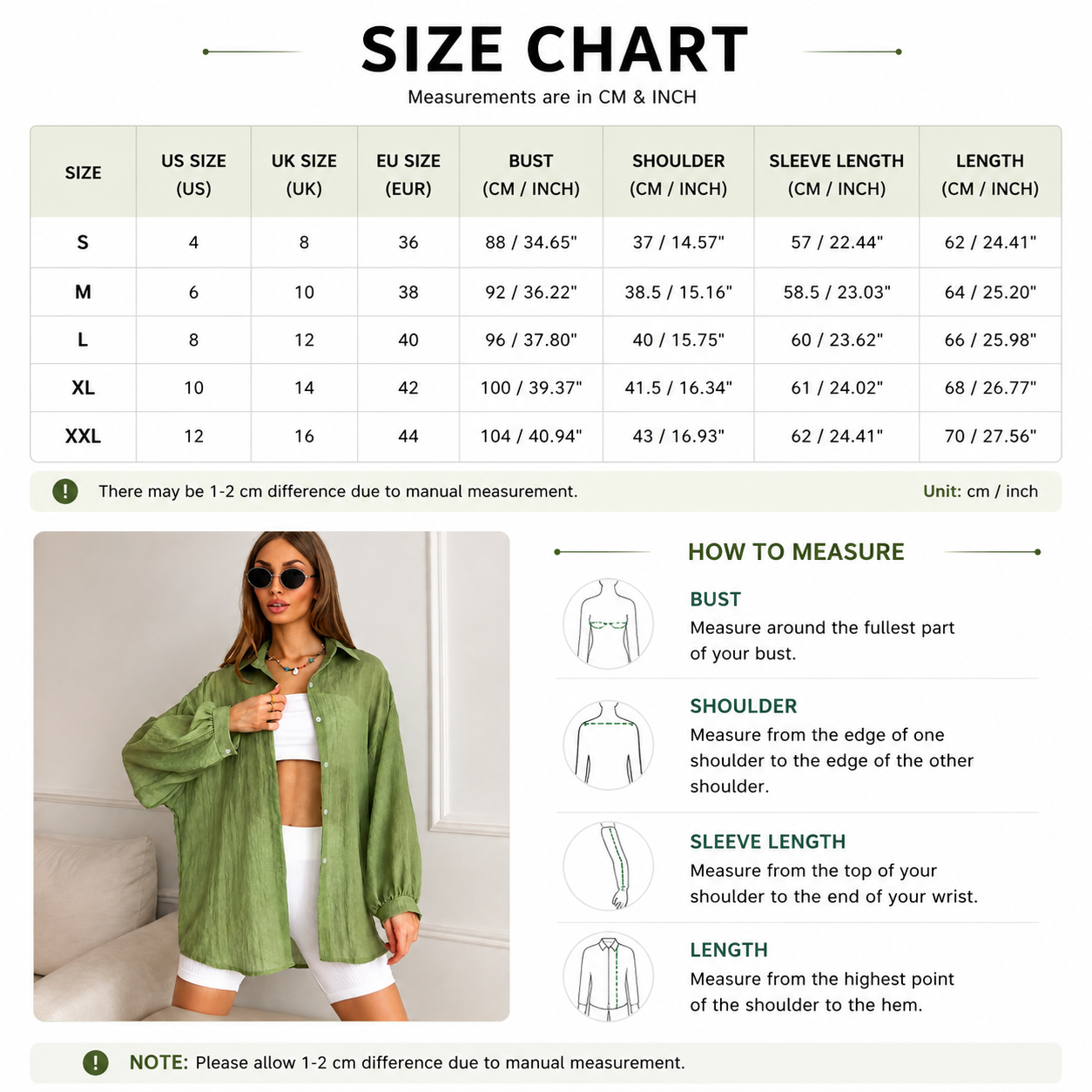 Airy Textured Oversized Button-Up Shirt