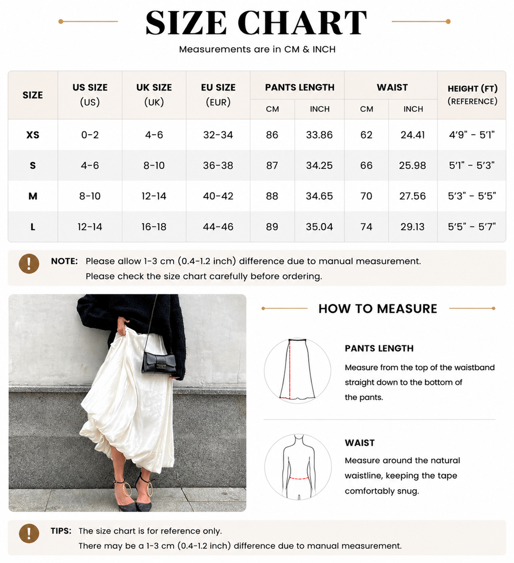 Flowing Satin A-Line Maxi Skirt
