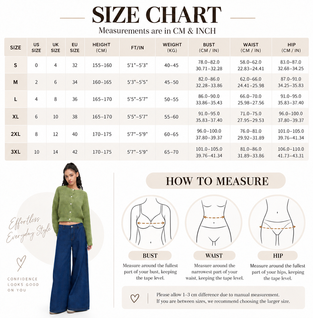 VISSONG Women’s Soft Textured Button-Front Cropped Cardigan
