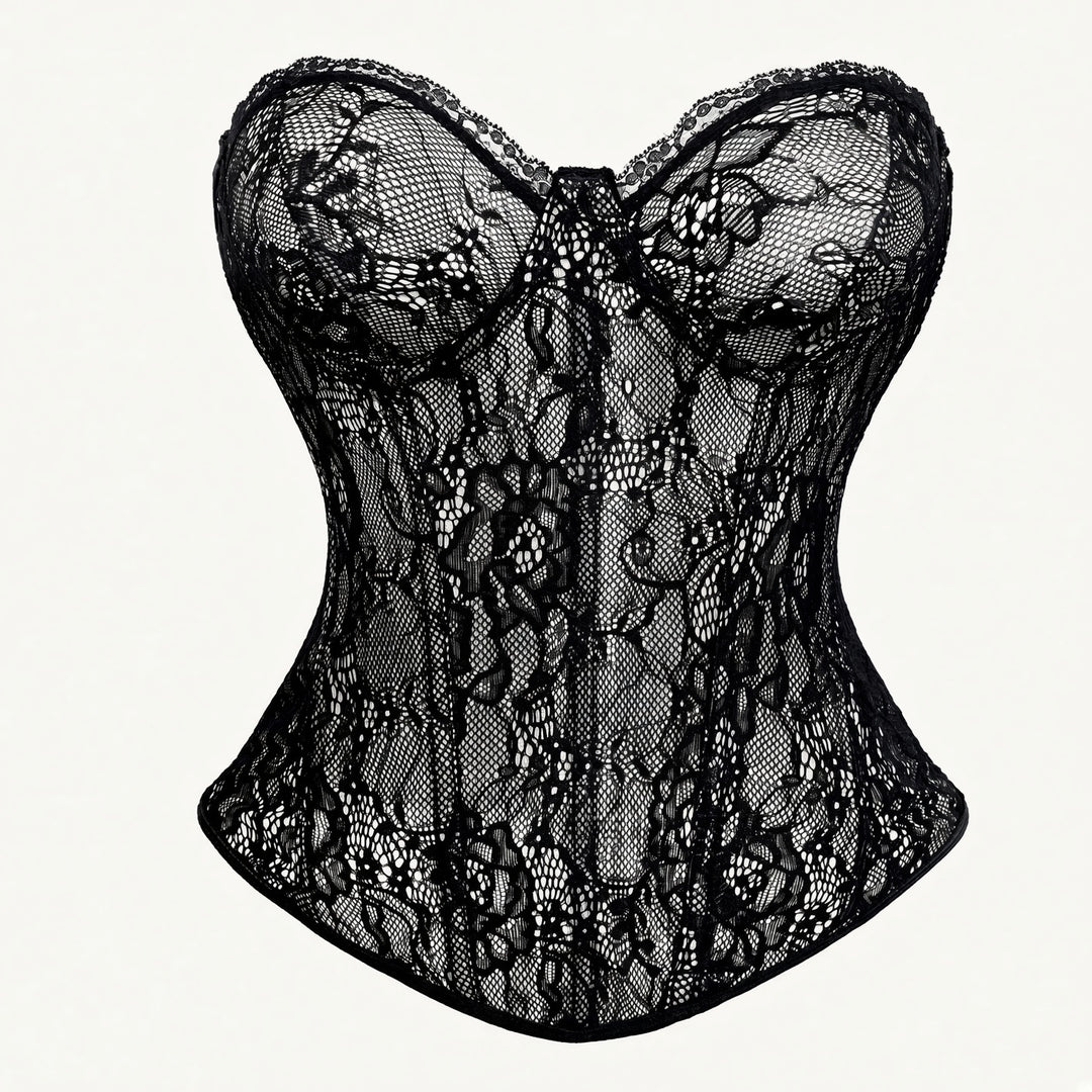 Strapless Lace Corset Top