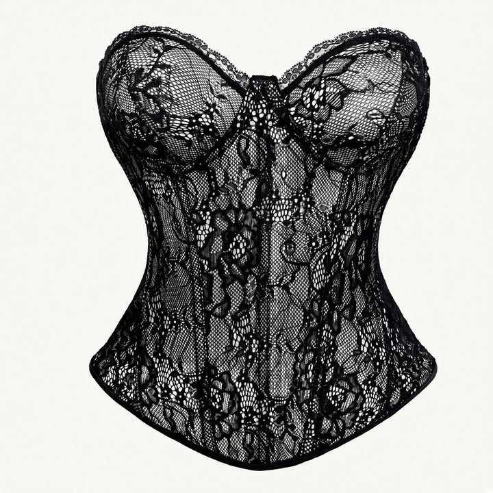 Strapless Lace Corset Top