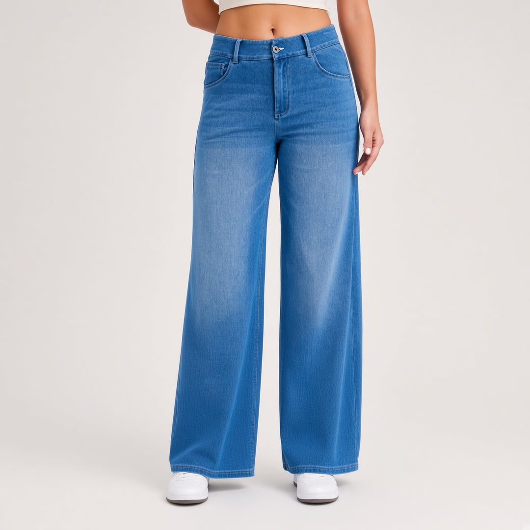 Everyday Ease Wide-Leg Jeans