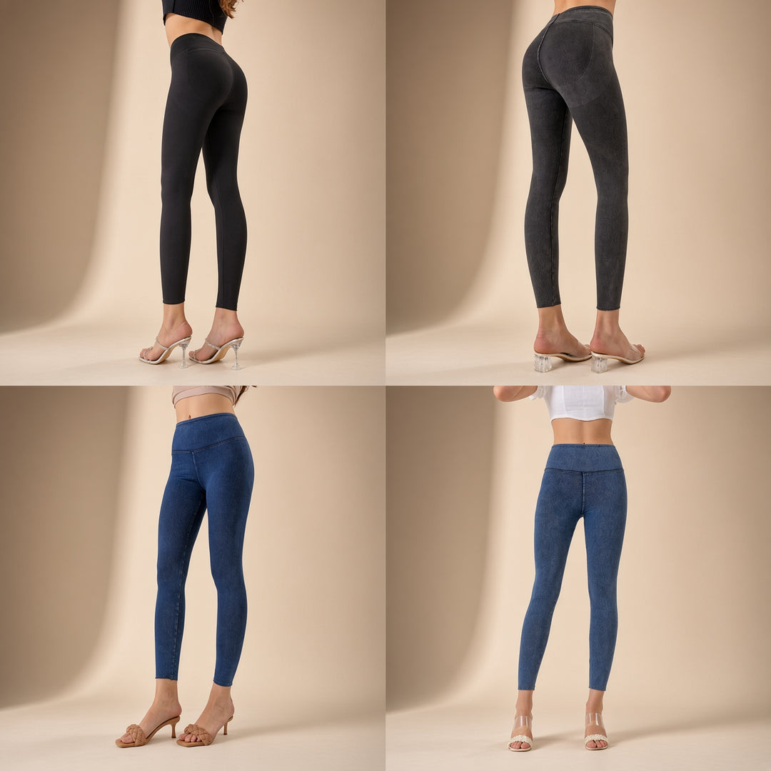 VISSONG Women’s High-Waist Contour Stretch Jeggings