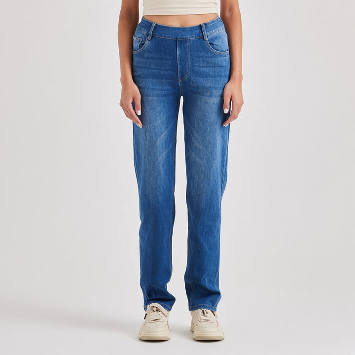 VISSONG Women’s Classic Straight Leg Denim Jeans