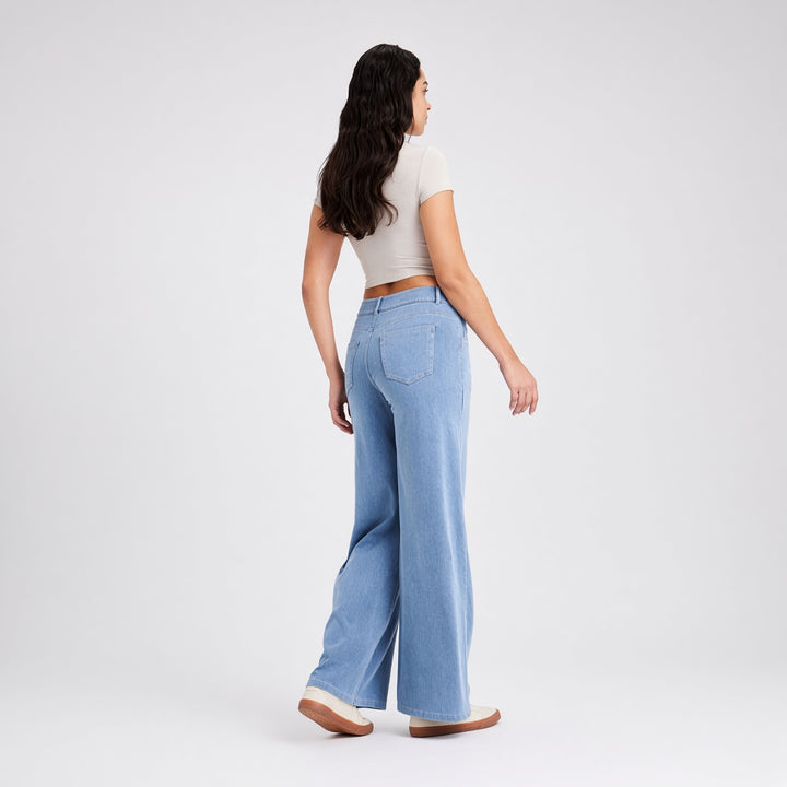 VISSONG High-Rise Relaxed Wide-Leg Jeans