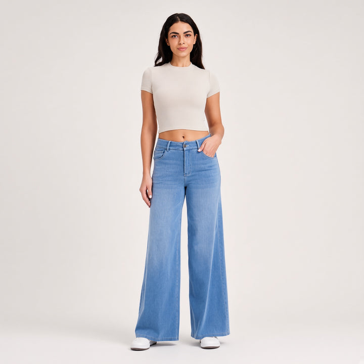 Everyday Ease Wide-Leg Jeans