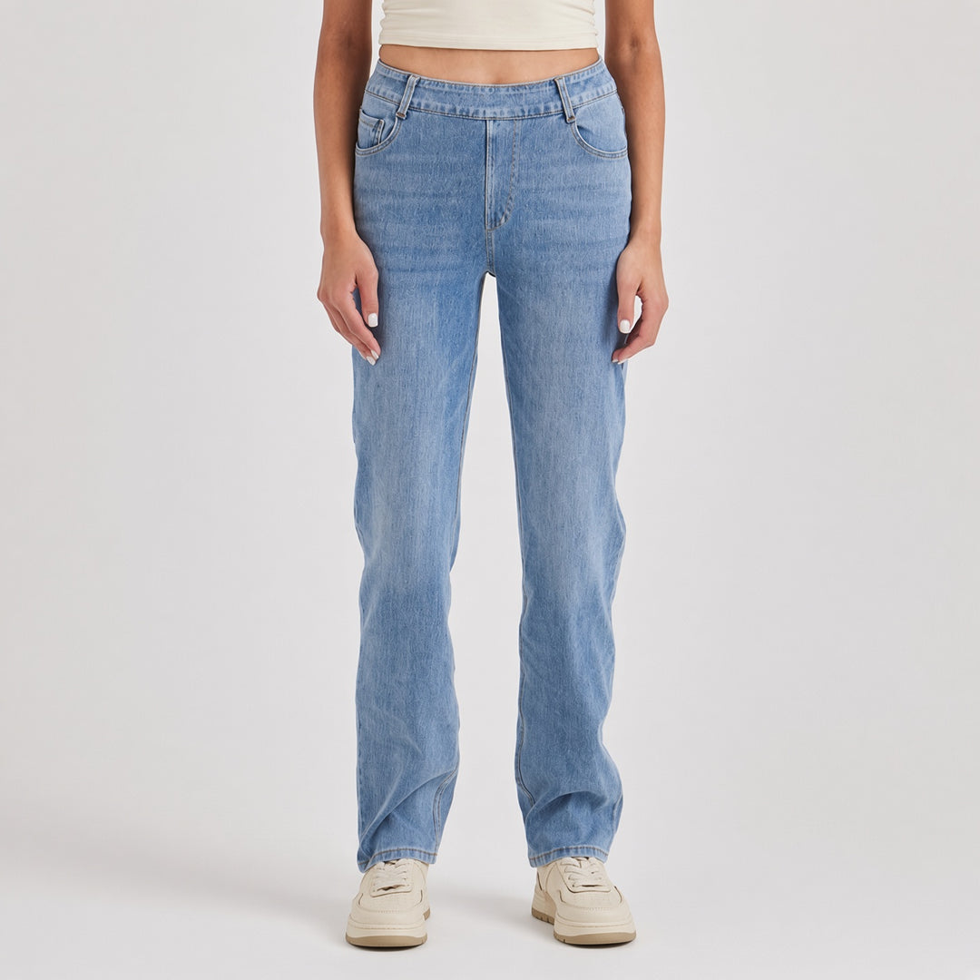 VISSONG Women’s Classic Straight Leg Denim Jeans