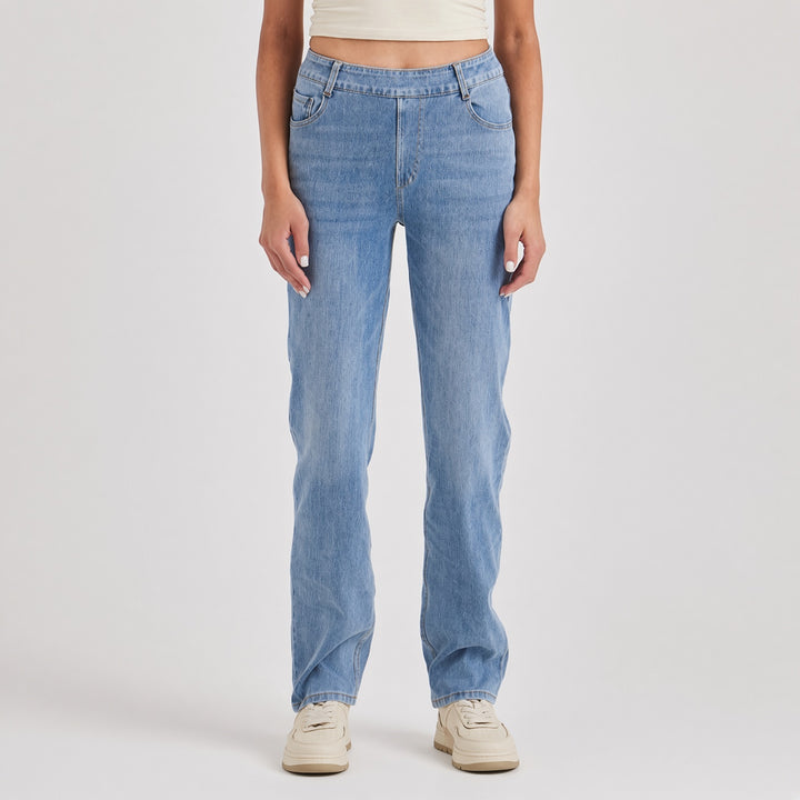 VISSONG Women’s Classic Straight Leg Denim Jeans